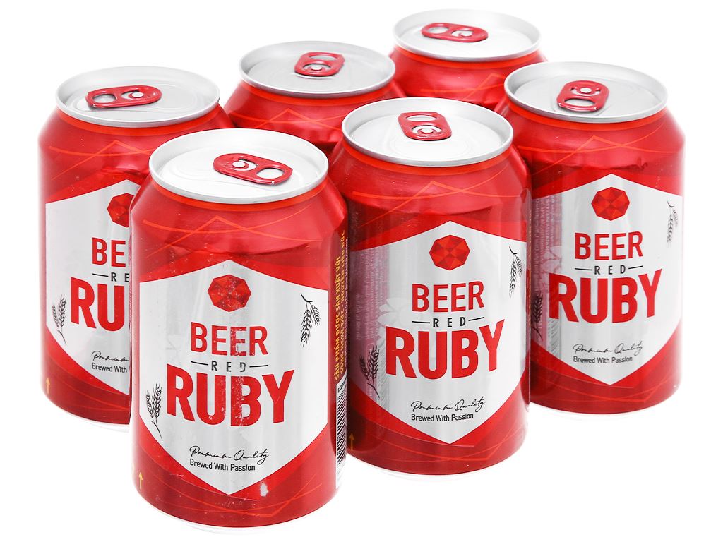 Chào mừng quý khách đến với bia Red Ruby - một loại bia độc đáo với hương vị đắm say và màu sắc rực rỡ như chính viên ngọc ruby. Hãy xem hình ảnh để tận hưởng trọn vẹn sự tuyệt vời của bia Red Ruby nhé!