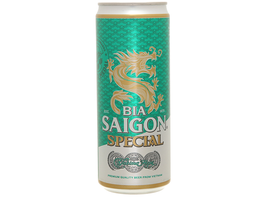 Bia Sài Gòn Special Sleek lon 330ml 1