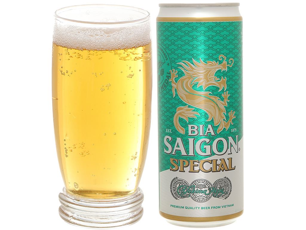 Bia Sài Gòn Special Sleek lon 330ml 7