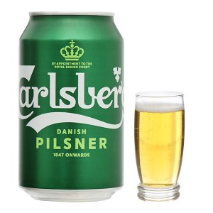 Bia Carlsberg Danish Pilsner lon 330ml