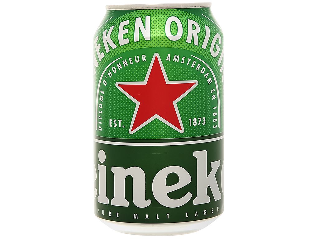 Thùng 24 lon bia Heineken 330ml giá tốt tại Bách hoá XANH