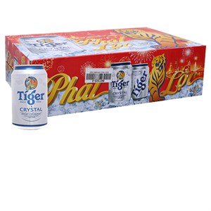 Thùng bia Tiger bạc