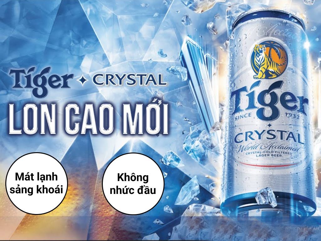 Bia Tiger Crystal 330ml 2