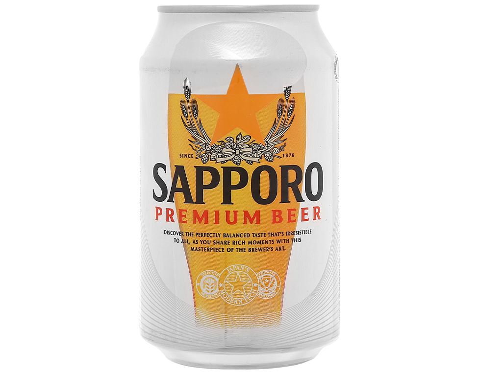 Bia Sapporo 330ml 1