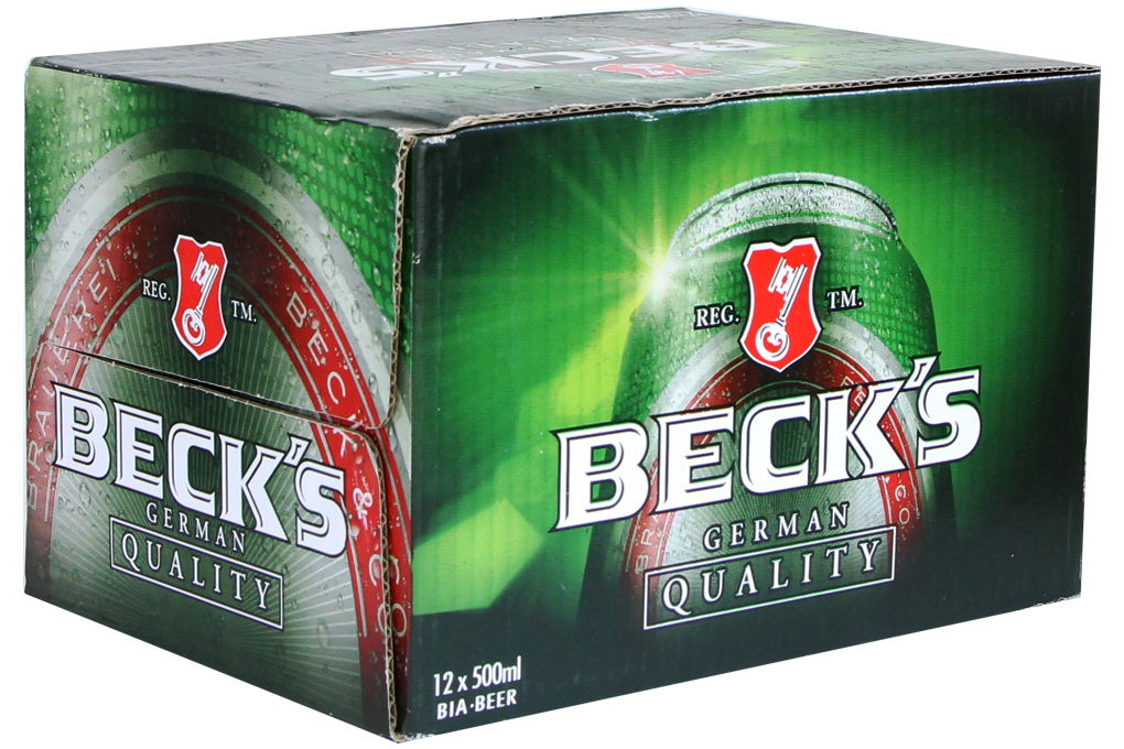Bia Beck's lon 500ml (thùng 12 lon)