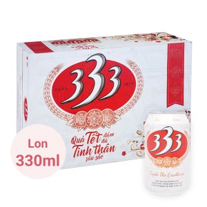 Thùng 24 lon bia 333 330ml