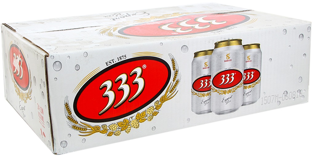 Bia 333 lon 330ml (thùng 24 lon) Bia 333 lon 330ml (thùng 24 lon)