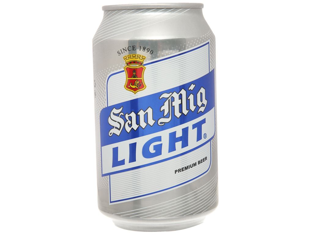 Thùng 24 lon bia San Mig Light 330ml 2