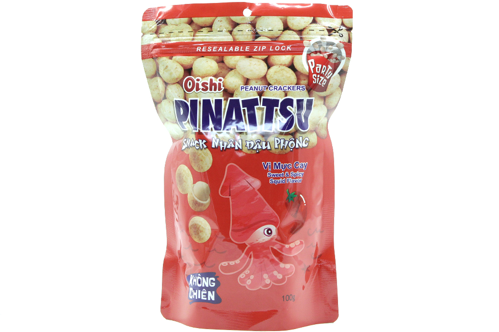 Đậu Phộng Oishi vị mực cay 100g