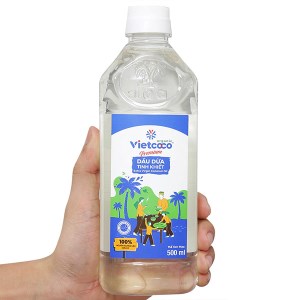 Dầu dừa tinh khiết Vietcoco chai 500ml