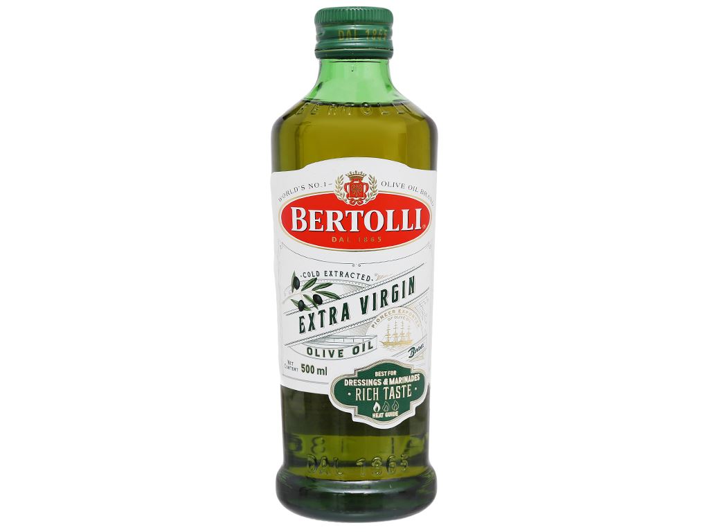 Dầu olive Extra Virgin Bertolli chai 500ml 2