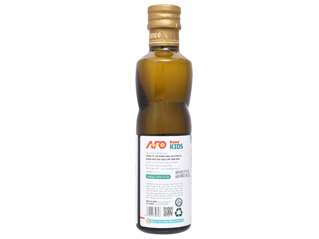 Dầu cá dinh dưỡng Ranee Kids chai 250ml 4