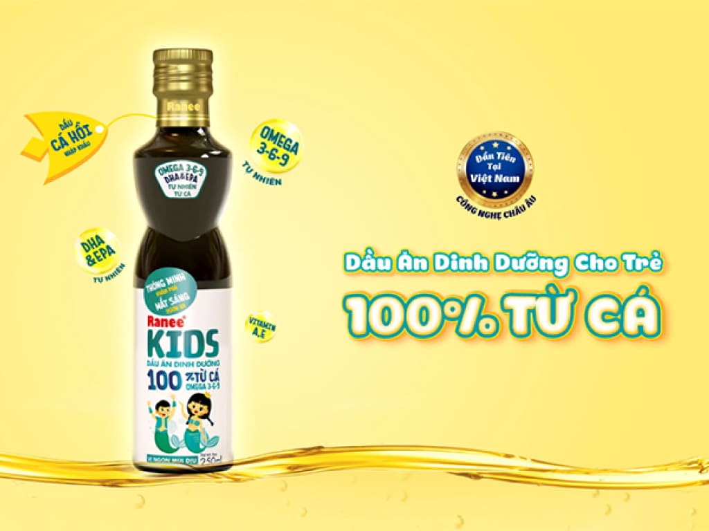 Dầu cá dinh dưỡng Ranee Kids chai 250ml 2