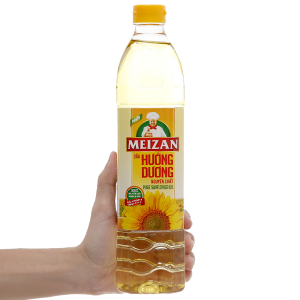 Dầu hướng dương nguyên chất Meizan chai 1 lít