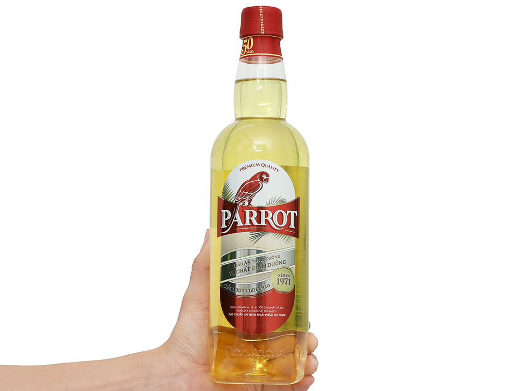 Dầu ăn dinh dưỡng Parrot chai 1 lít 7