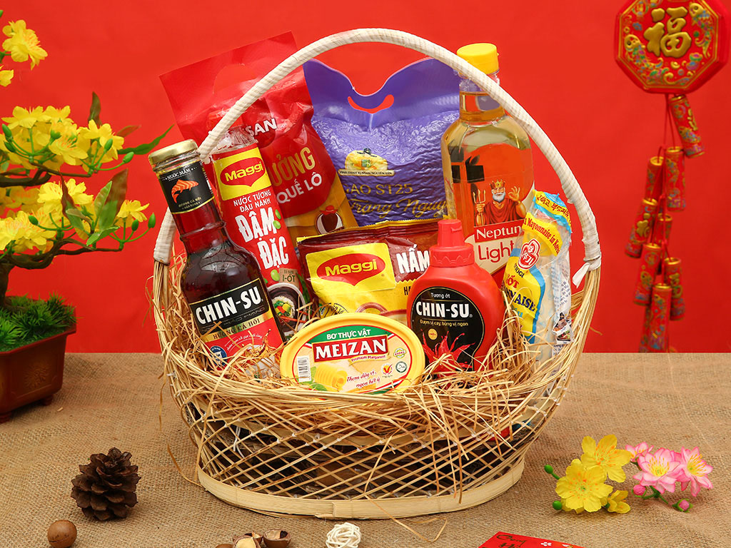 giỏ quà tết cho công nhân 