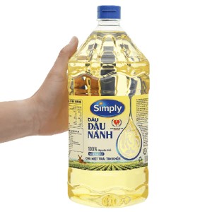 Dầu đậu nành nguyên chất Simply can 2 lít