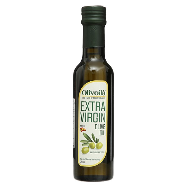 Dầu oliu Olivoilà Extra Virgin ăn dặm cho bé chai 250 ml (từ 6 tháng)