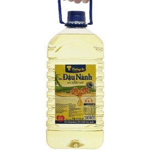 Dầu đậu nành 100% nguyên chất Tường An can 5 lít