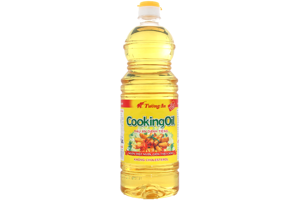 Dầu ăn Tường An Cooking Oil nhãn đỏ 1 lít