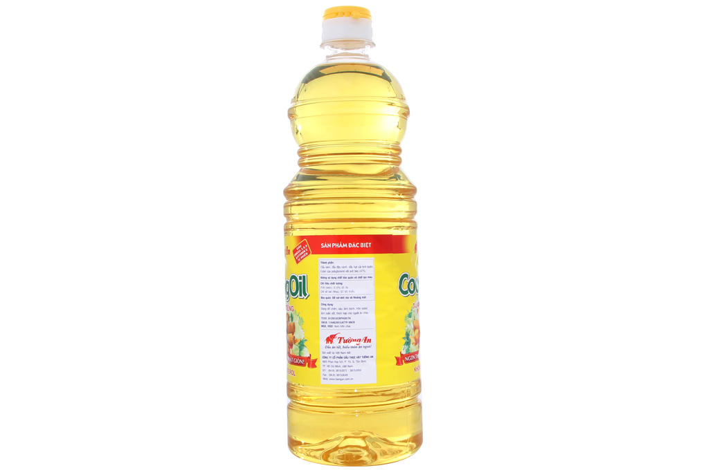 Dầu ăn Tường An Cooking Oil nhãn đỏ 1 lít