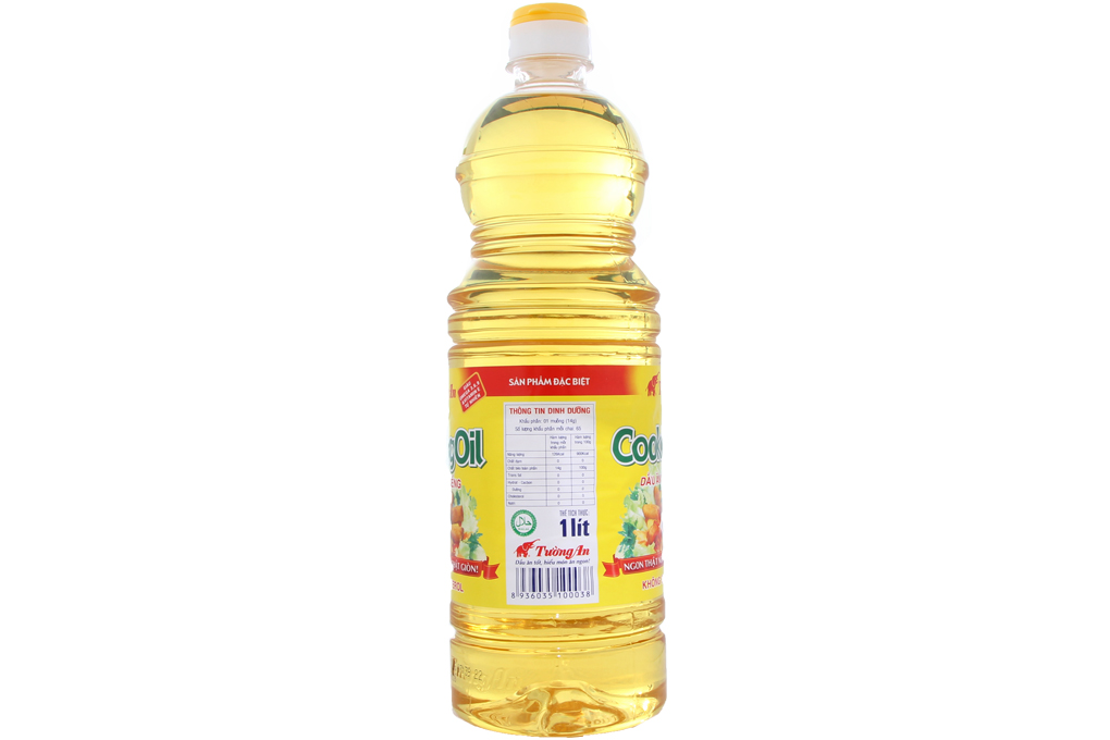 Dầu ăn Tường An Cooking Oil nhãn đỏ 1 lít