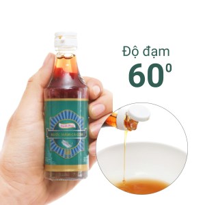 Nước mắm cá cơm Hạnh Phúc 60 độ đạm chai 50ml
