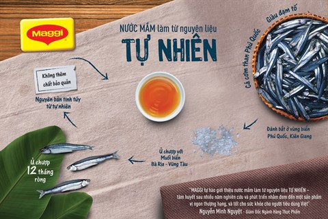 Nước mắm tự nhiên MAGGI chai nhựa 500ml