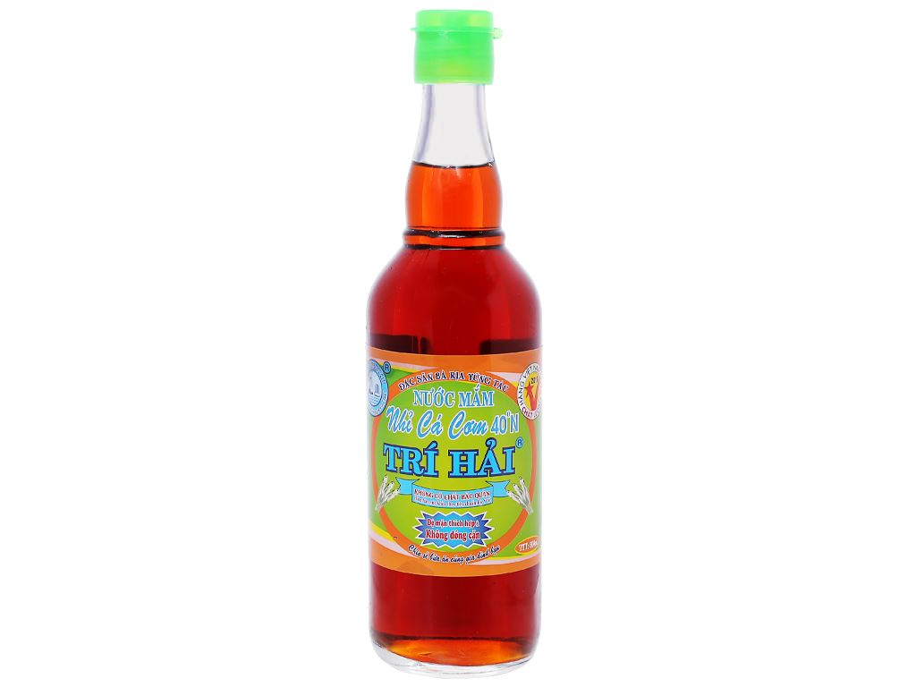 Nước mắm nhĩ cá cơm Trí Hải 40 độ đạm chai 500ml 1