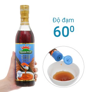 Nước mắm cá cơm Thuận Phát 60 độ đạm chai 490ml