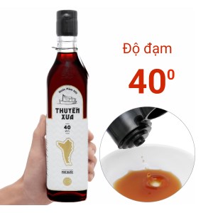 Nước mắm nhĩ Thuyền Xưa 40 độ đạm chai 500ml