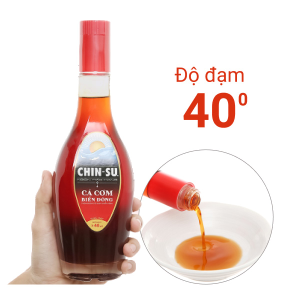 Nước mắm cá cơm Chinsu 40 độ đạm chai 500ml