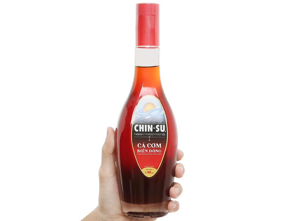 Nước mắm cá cơm Chinsu 40 độ đạm chai 500ml 6