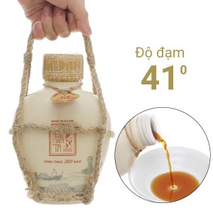 Nước mắm Rin nguyên chất Tĩn 41 độ đạm bình gốm 500ml