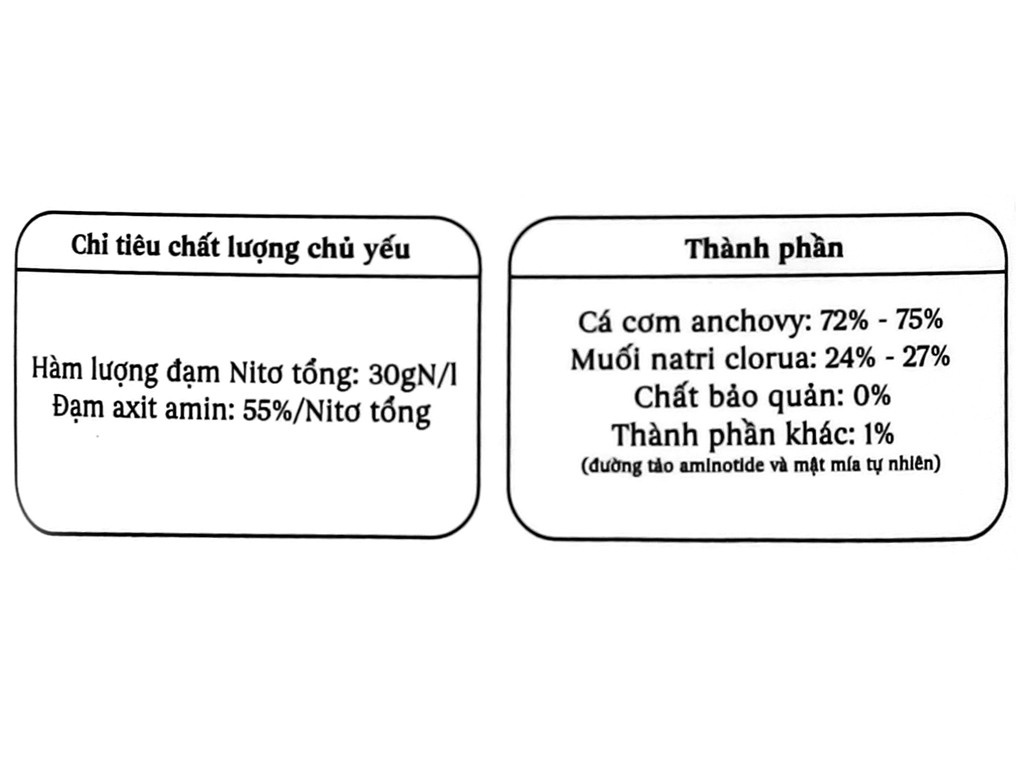 Nước mắm nhĩ Làng chài xưa nhãn đỏ Tĩn 30 độ đạm chai 500ml 4