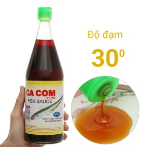 Nước mắm cá cơm Eufood 30 độ đạm chai 725ml