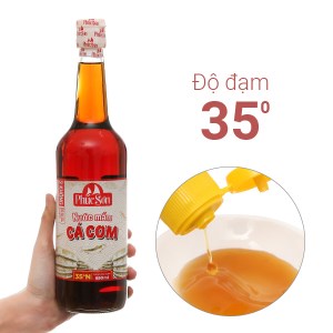Nước mắm cá cơm Phúc Sơn 35 độ đạm chai 650ml