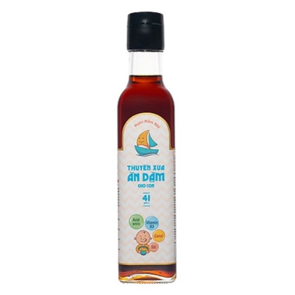 Nước Mắm Thuyền Xưa Ăn Dặm Cho Bé 41°N Chai 250 Ml (Từ 1 Tuổi)