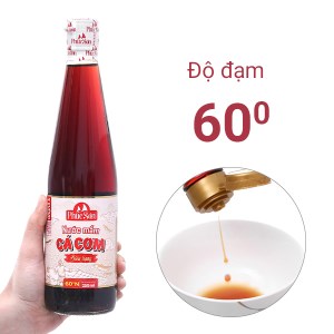 Nước mắm cá cơm siêu hạng Phúc Sơn 60 độ đạm chai 250ml