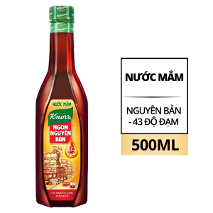 Nước mắm Knorr từ cốt Phú Quốc cao cấp 43 độ đạm chai 500ml