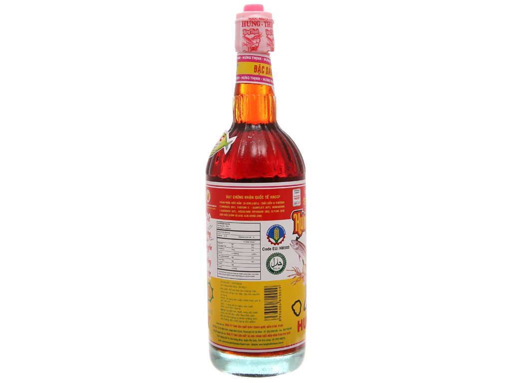 Nước mắm cá cơm đặc sản Hưng Thịnh 40 độ đạm chai 750ml 3