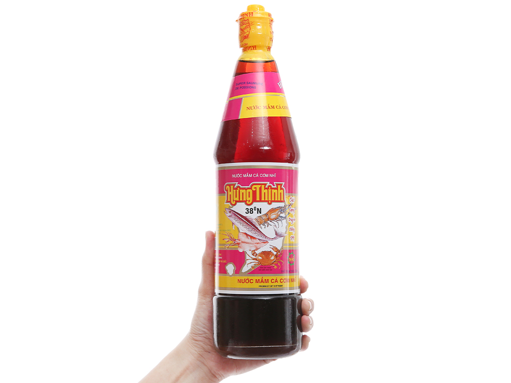 Nước mắm nhĩ hảo hạng Hưng Thịnh 38 độ đạm chai 750ml 5