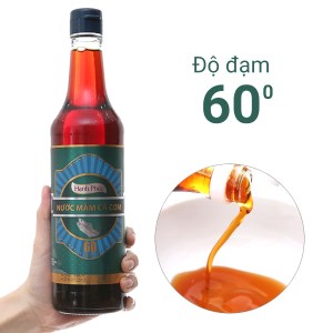 Nước mắm cá cơm Hạnh Phúc 60 độ đạm chai 500ml