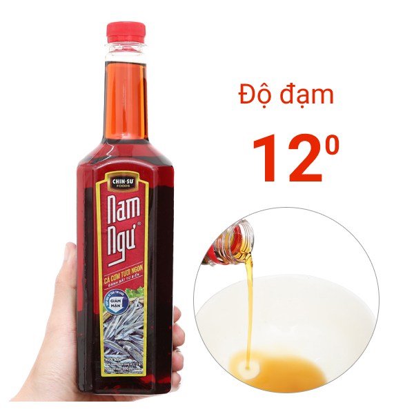 Nước mắm Nam Ngư 12 độ đạm chai 900ml 0