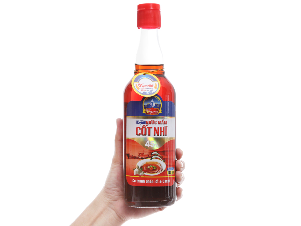 Nước mắm cốt nhỉ 45% Việt Nhĩ 20 độ đạm chai 500ml 5