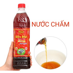 Nước chấm cá cơm Đầu Bếp 3 trong 1 chai 900ml