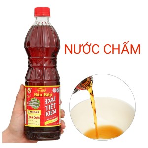 Nước chấm cá cơm Đầu Bếp Đại Tiết Kiệm chai 800ml