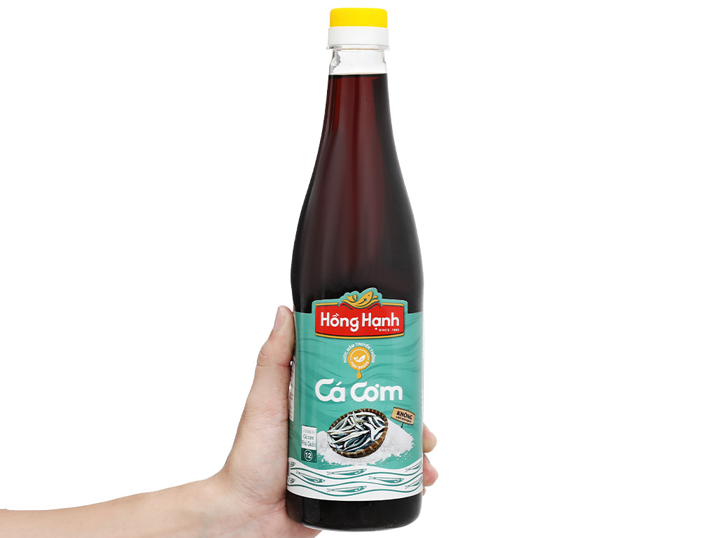 Nước mắm cá cơm Hồng Hạnh 12 độ đạm chai 900ml 6