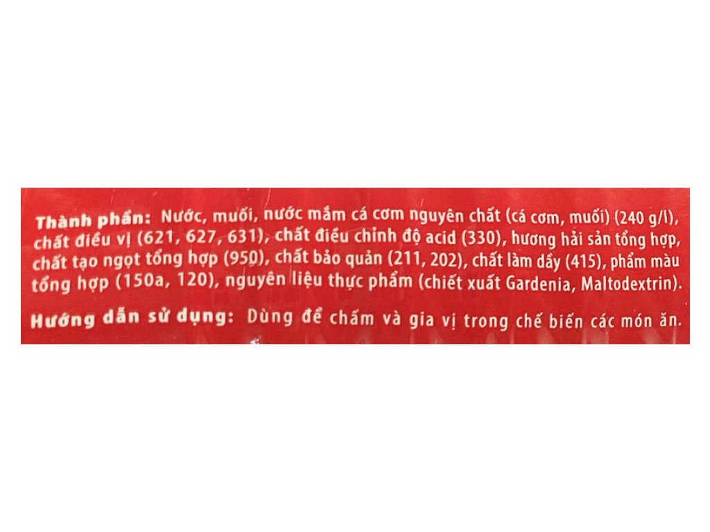 Nước chấm cá cơm 3 Miền chai 800ml 4