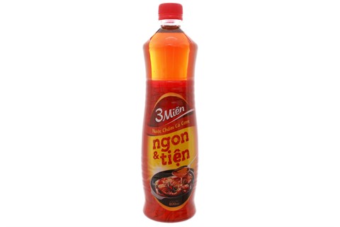 Nước mắm cá cơm 3 Miền chai 800ml